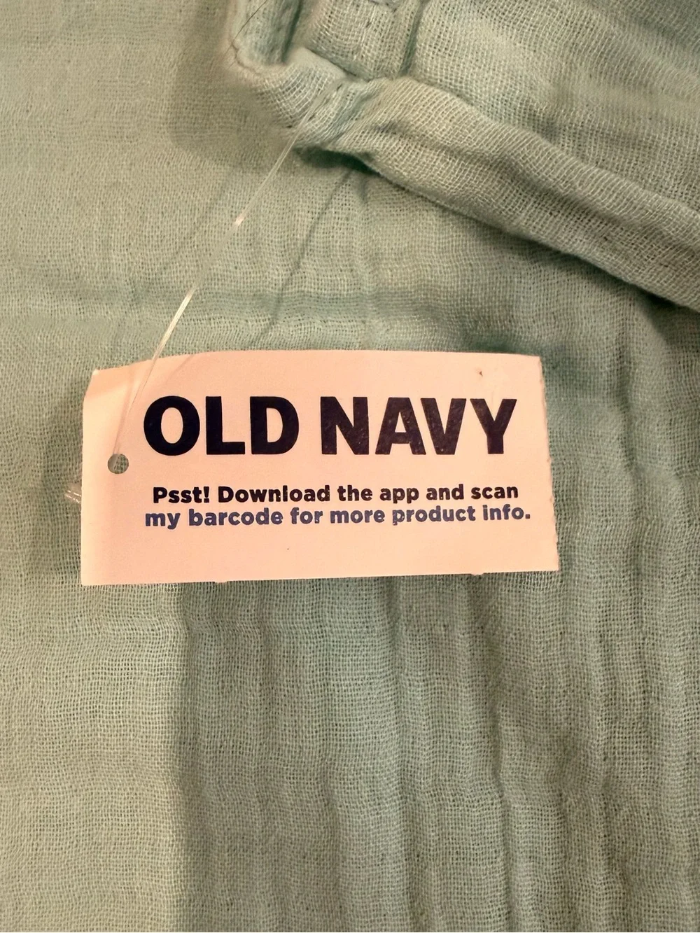 Old Navy Girls' Aqua Tie-Strap Romper